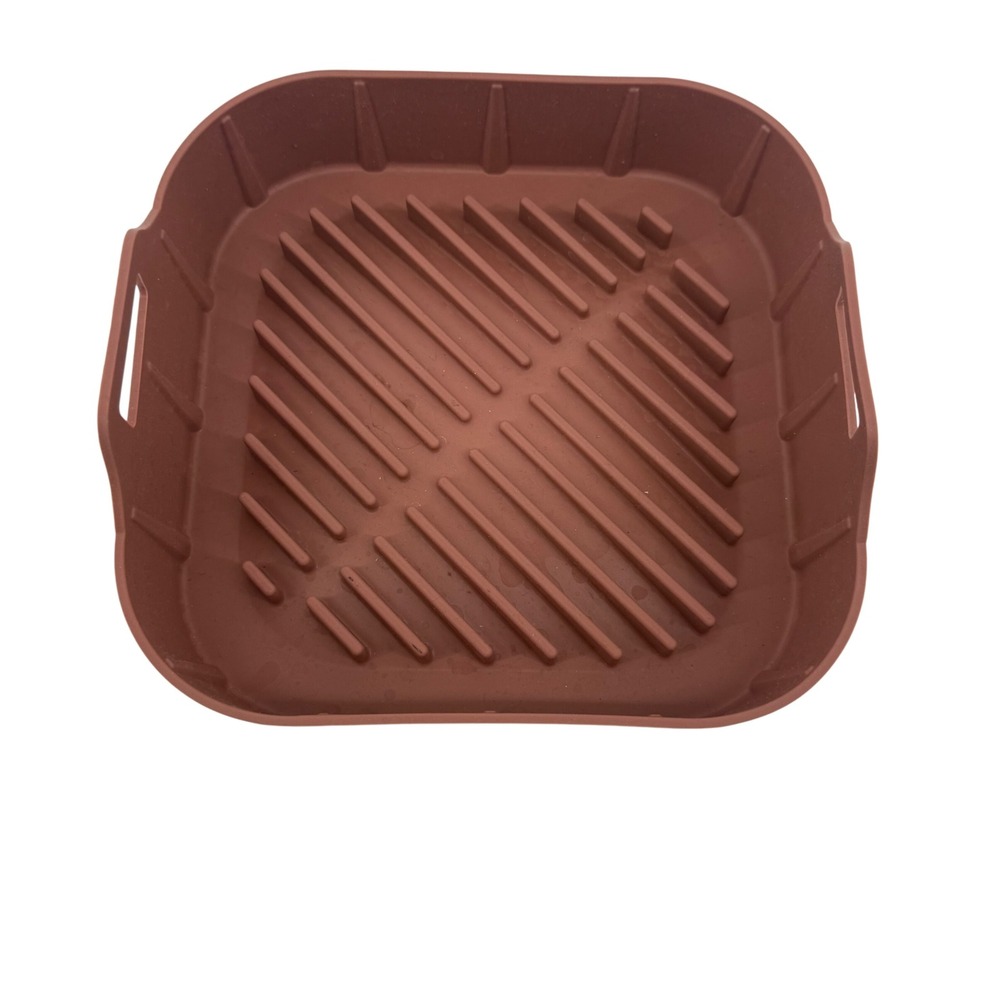 Reusable Silicone Air Fryer Liner Square Baking Pan for Oven and Air Fryer